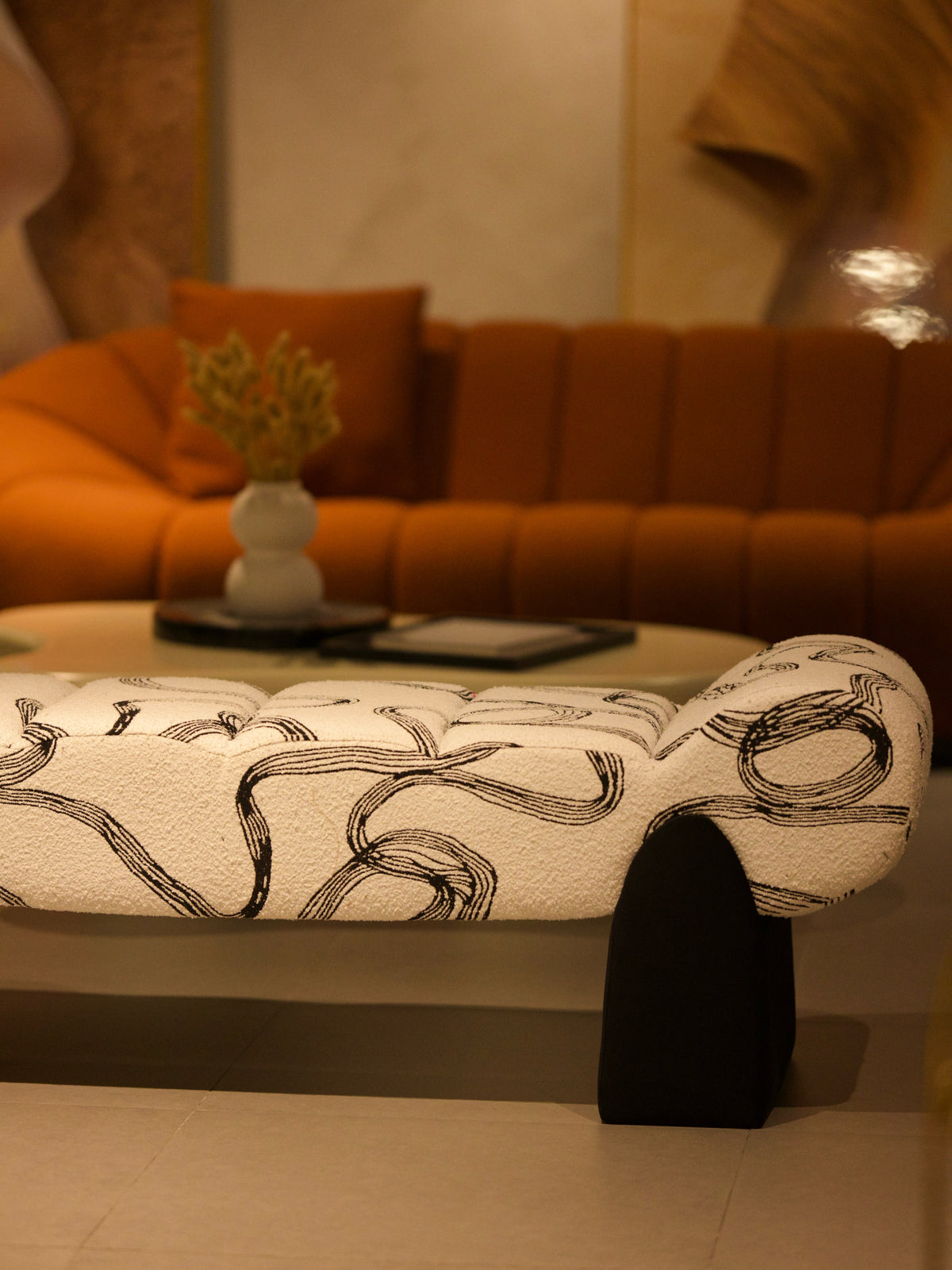 Cerise Sculpt Bench
