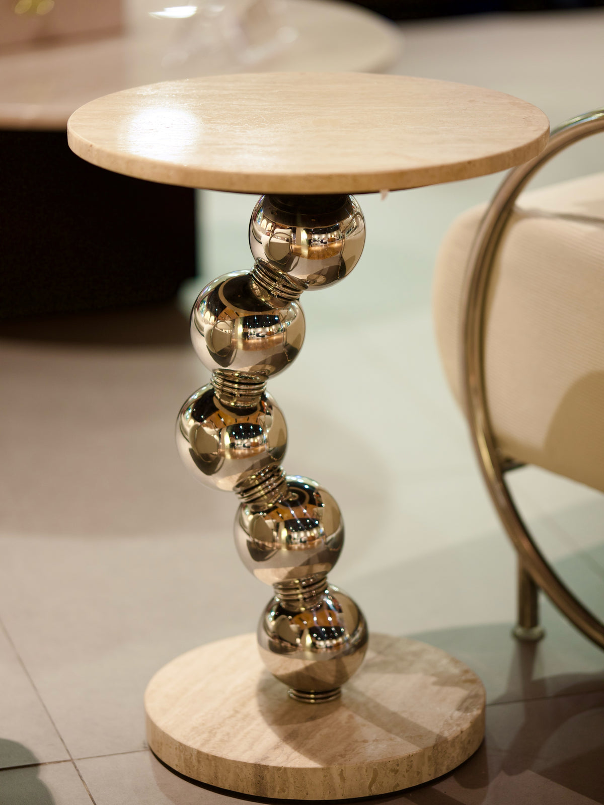 Mirielle Sphere Side Table