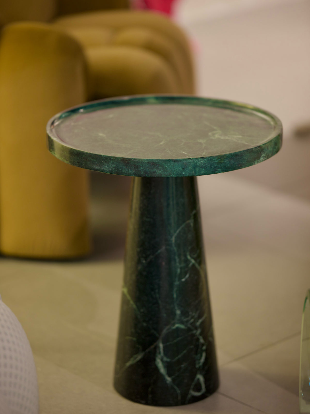 Obsidian side table