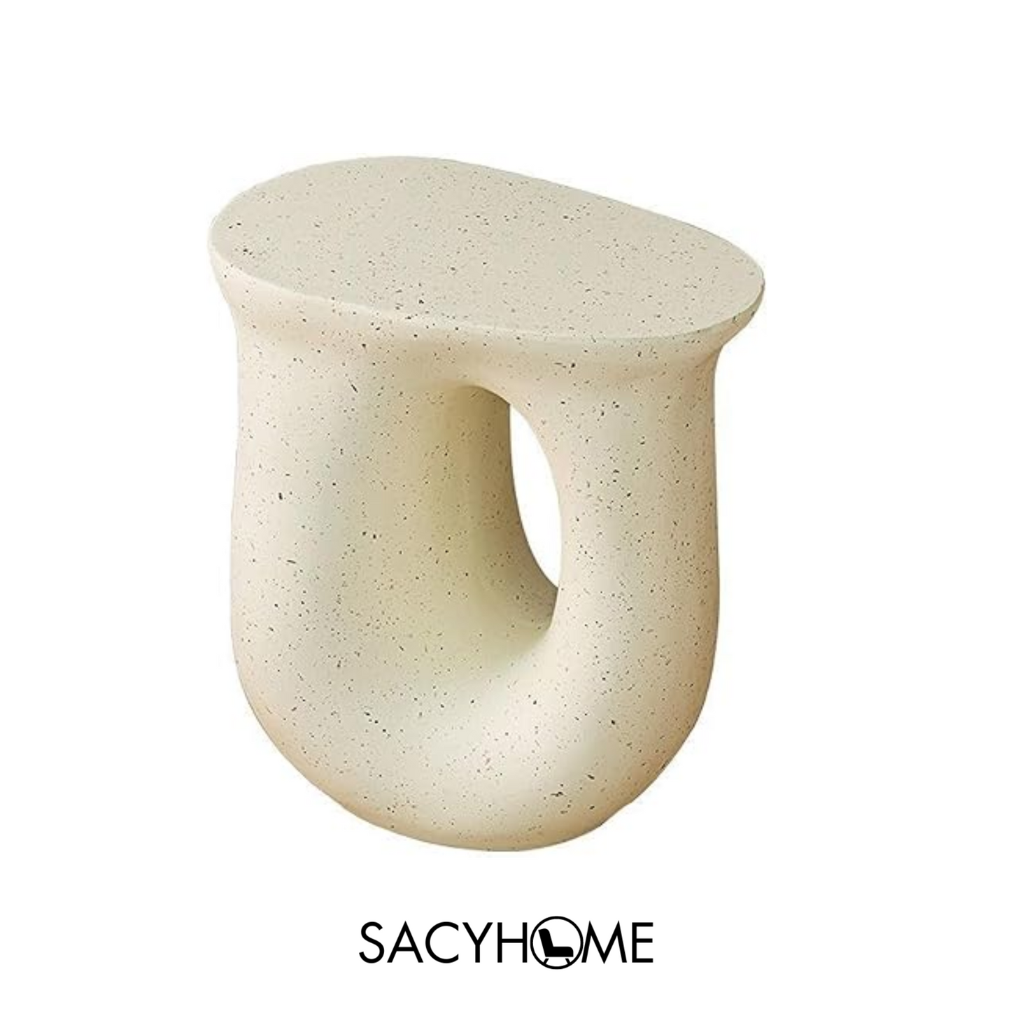 Small Coffe Table Cream White Wine Glass Design