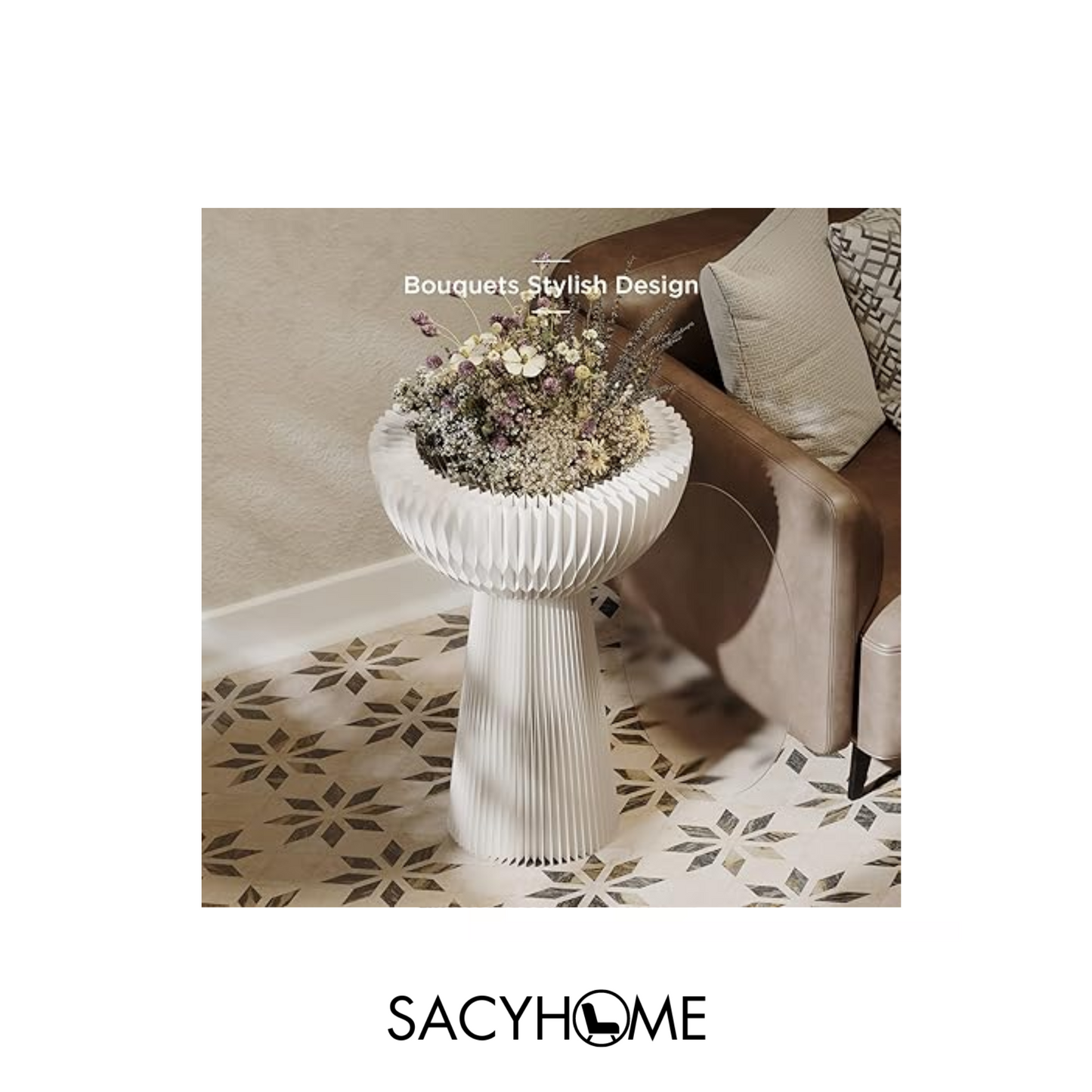 Sacy Bouquet Side Tables, Portable End Table