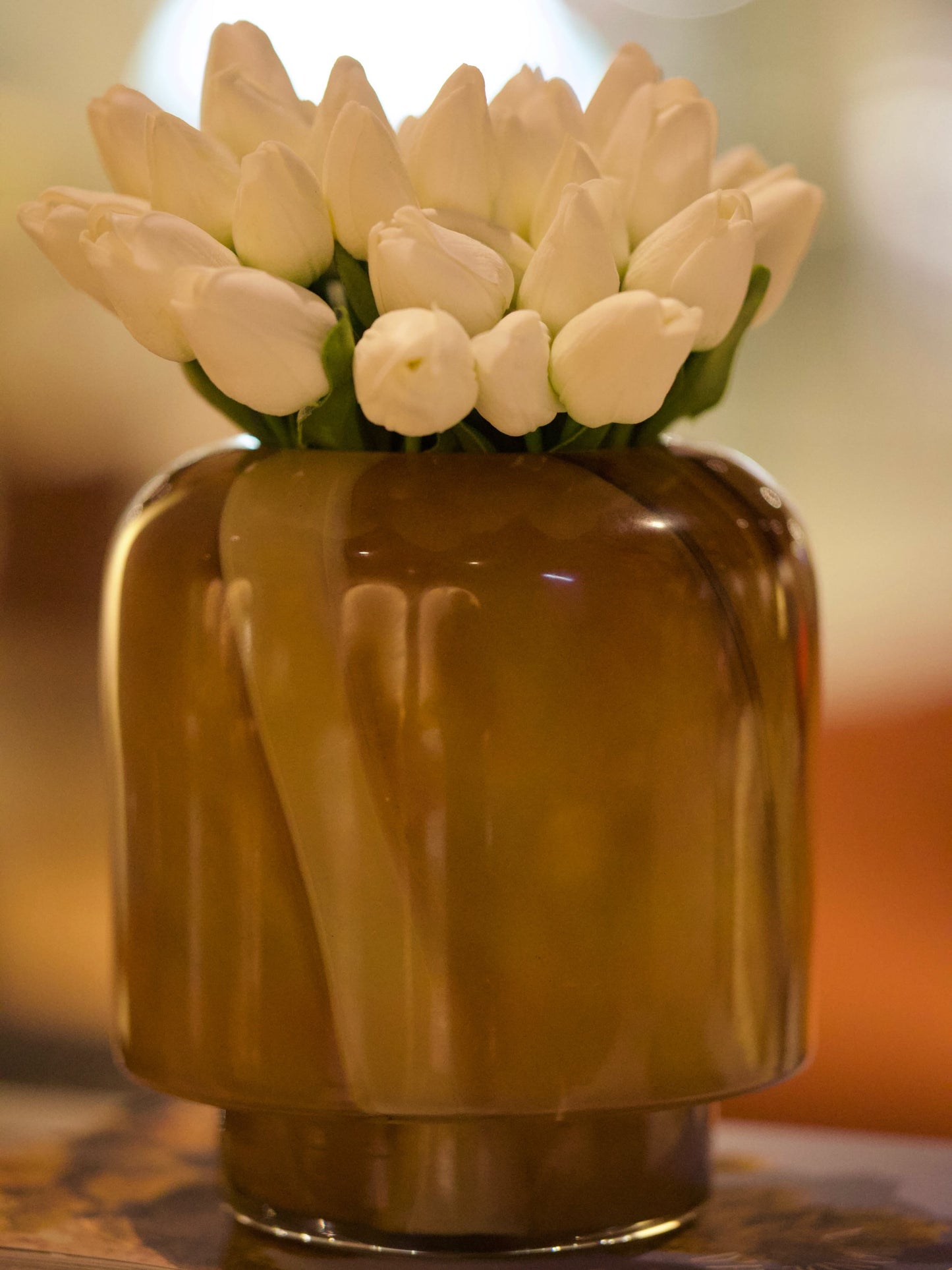 Brown Vertex Vase