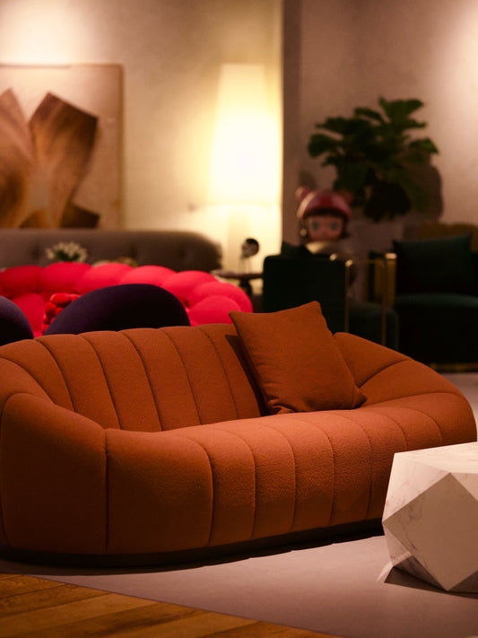 Cognac Brown Atelier Sofa