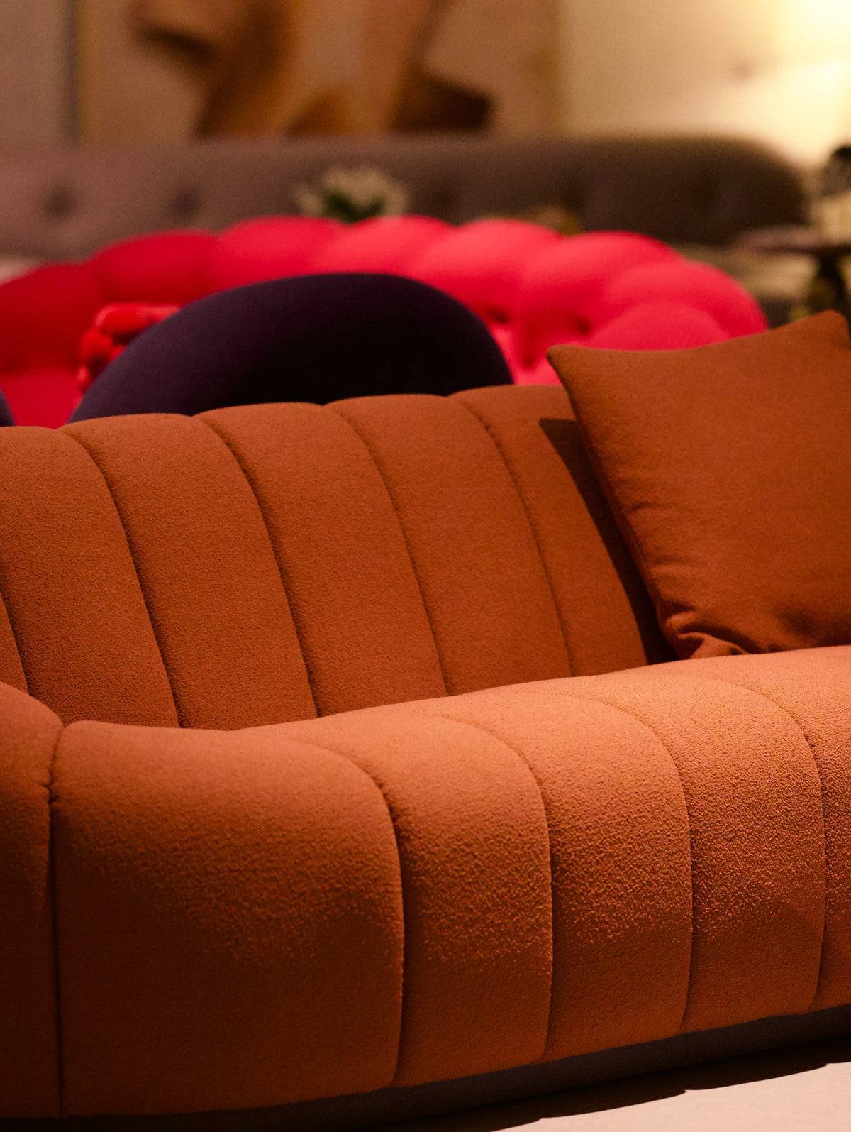 Cognac Brown Atelier Sofa