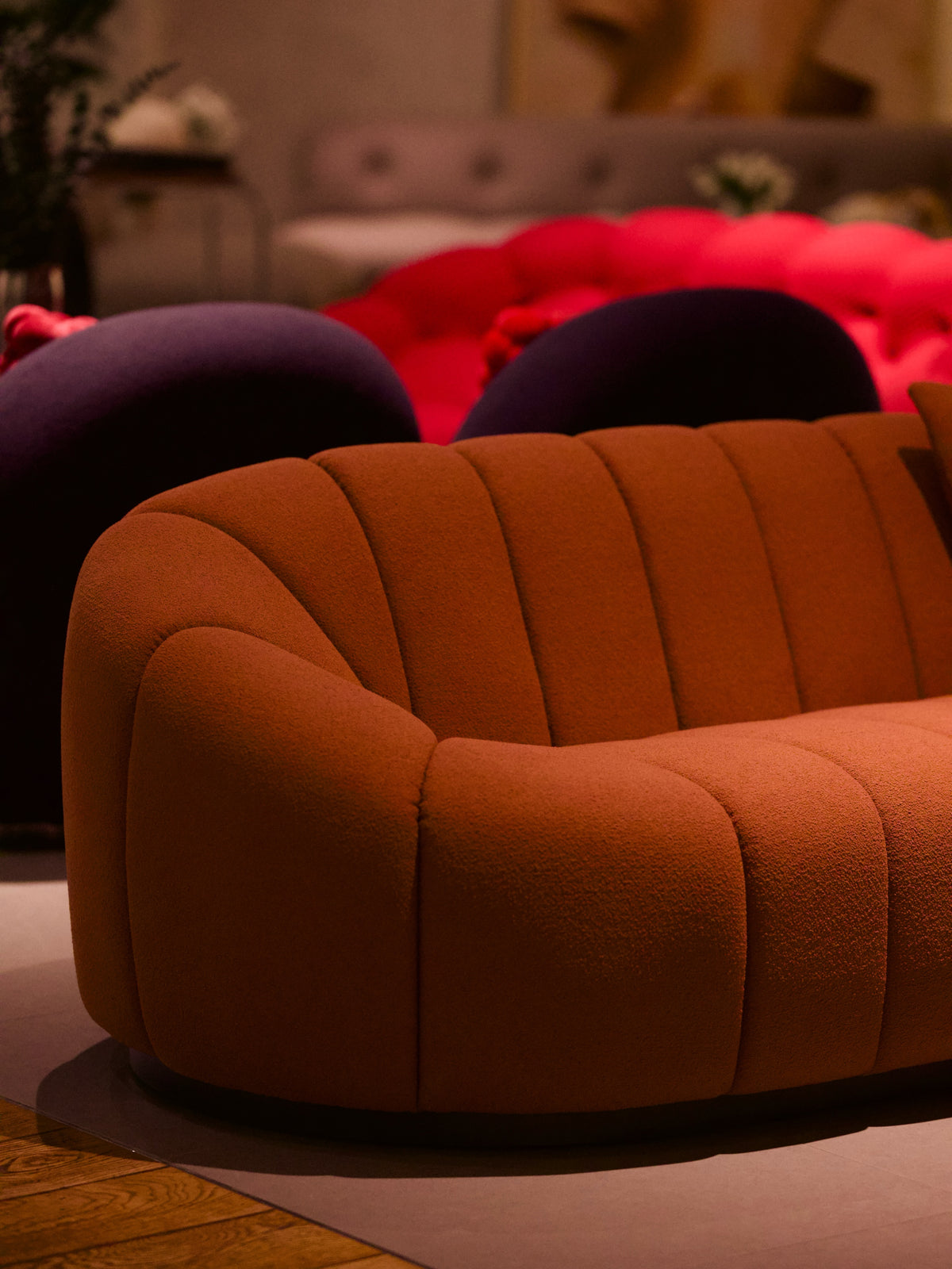 Cognac Brown Atelier Sofa