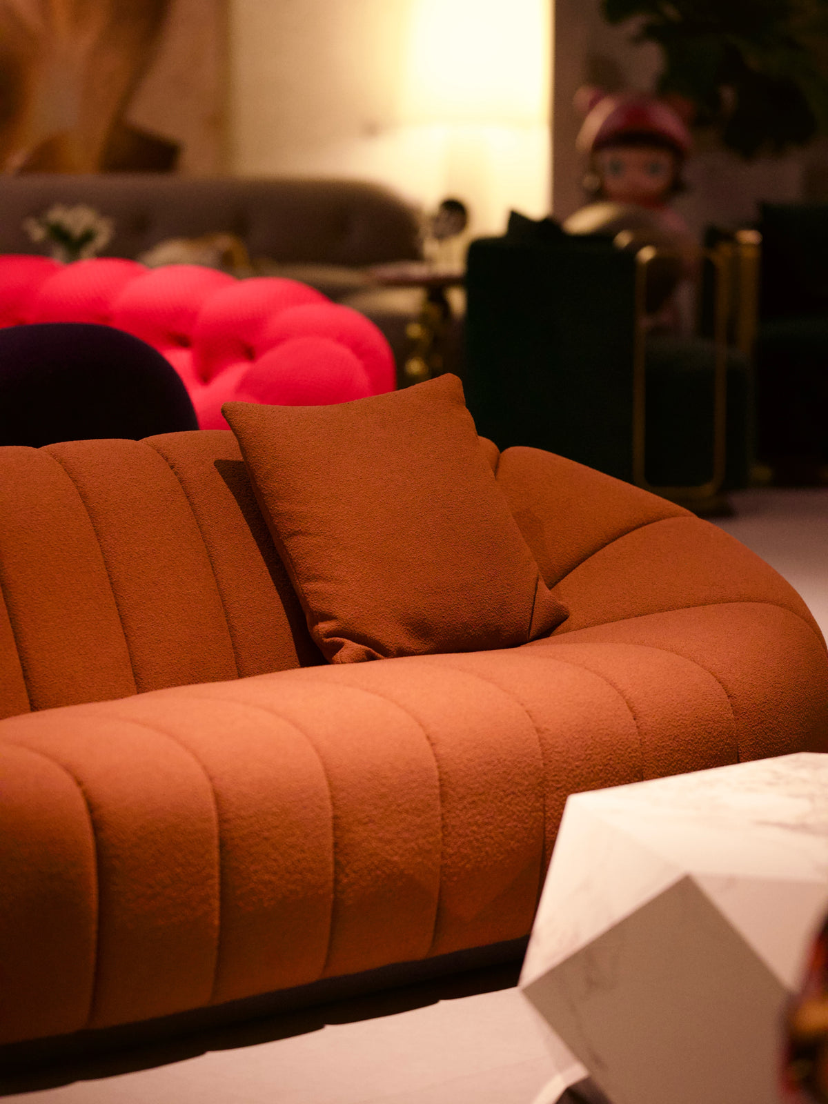 Cognac Brown Atelier Sofa