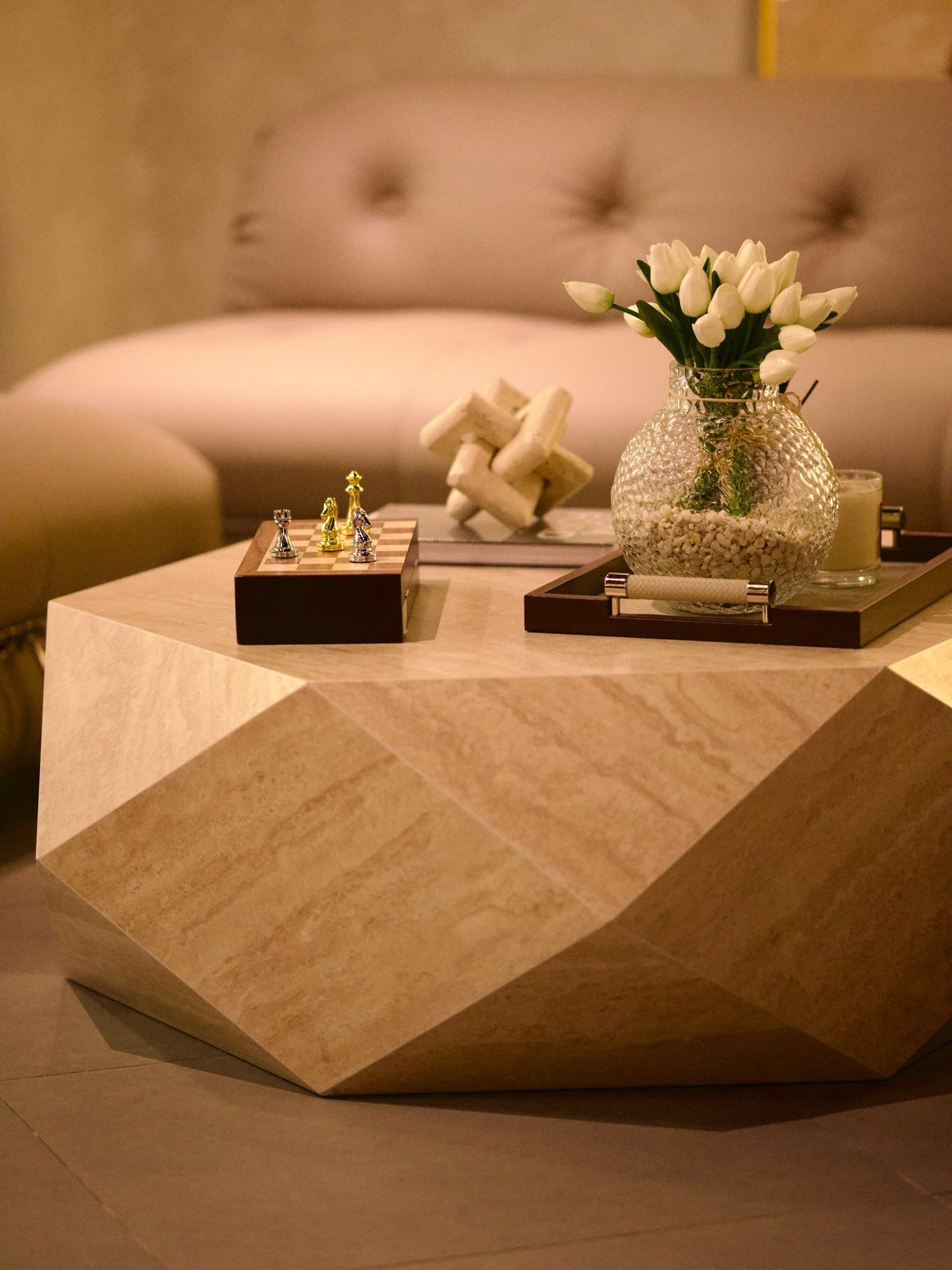 Diamond Matte Center Table