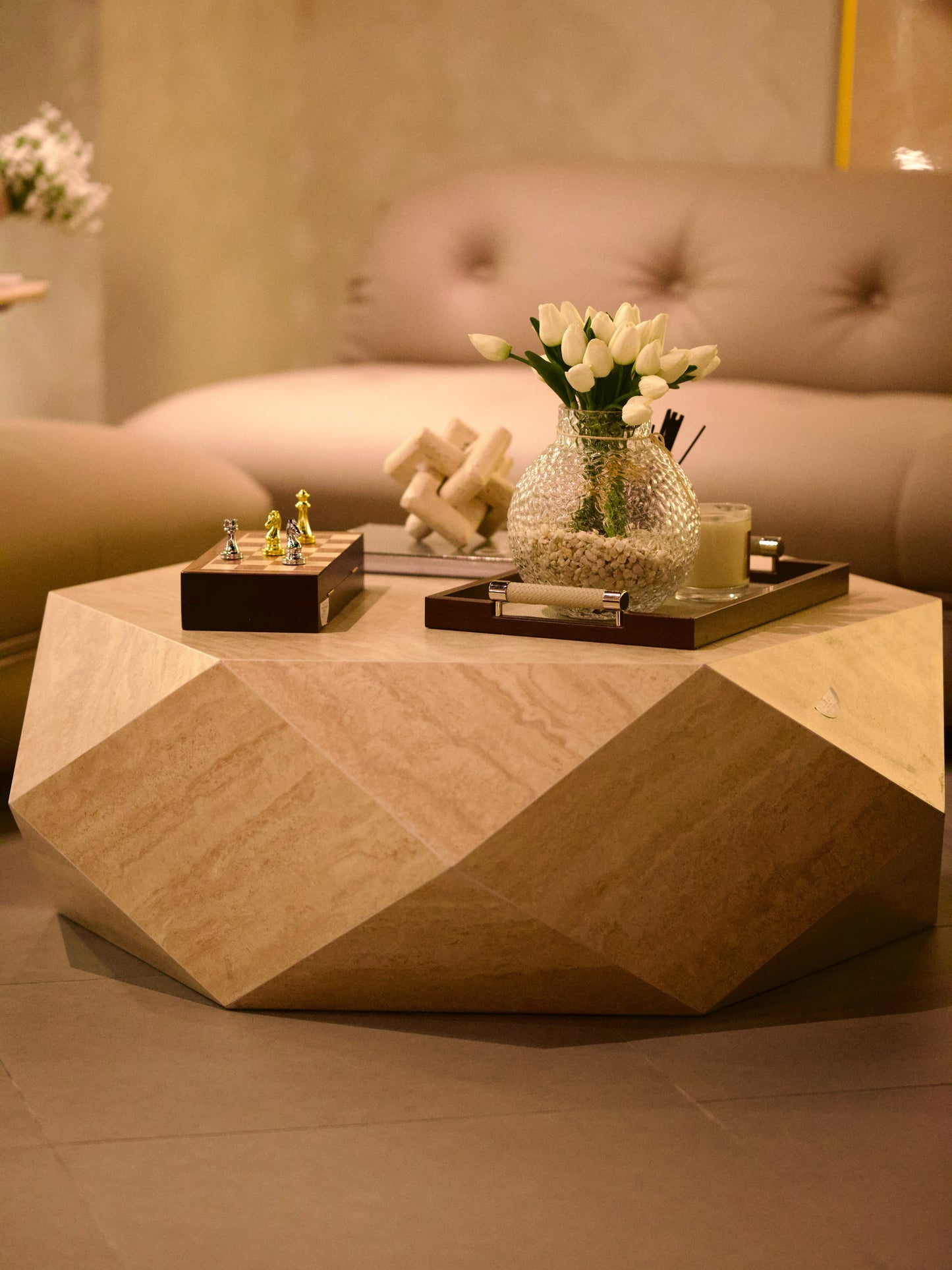 Diamond Matte Center Table