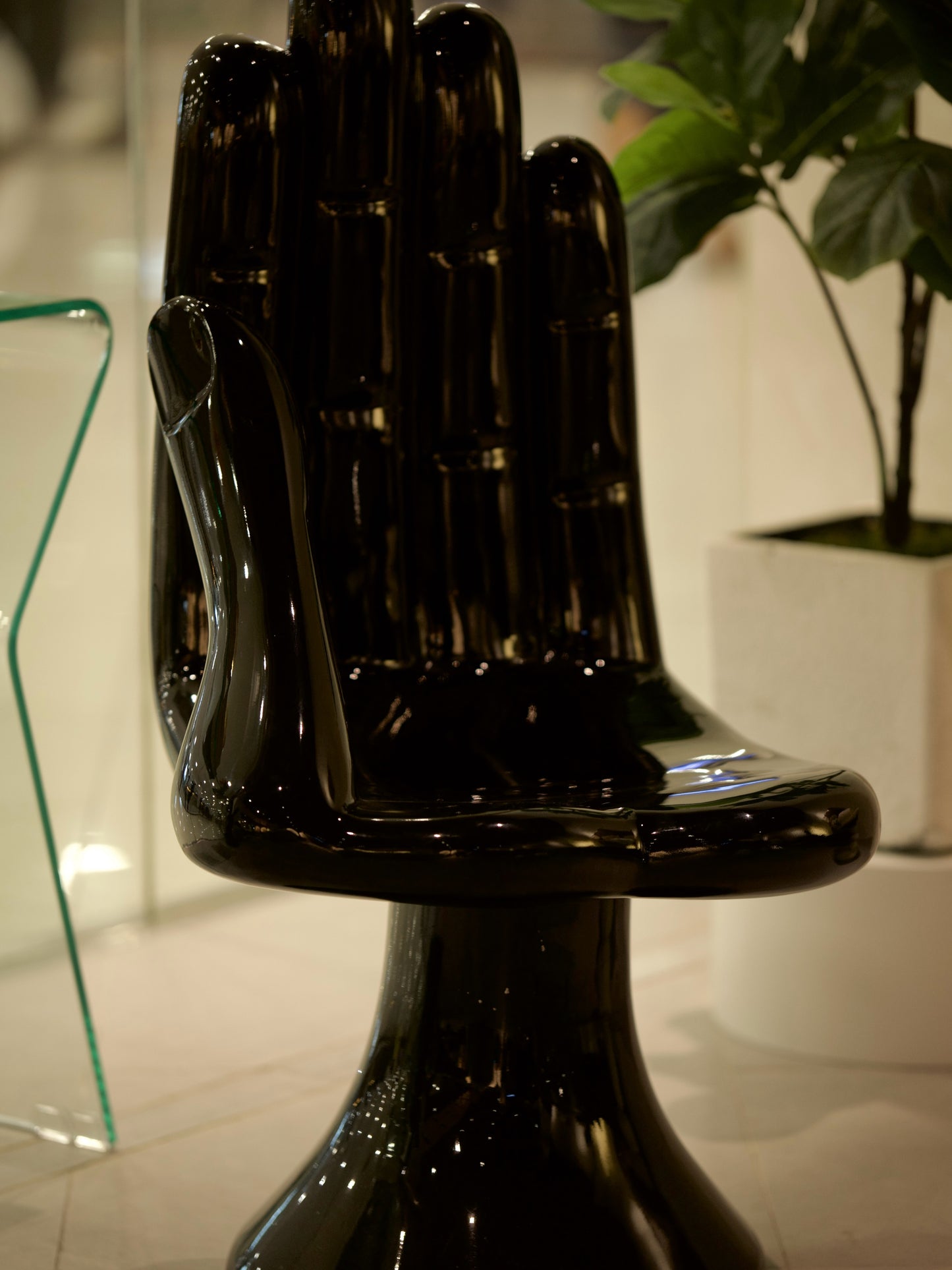 Zion Black Hand Chair