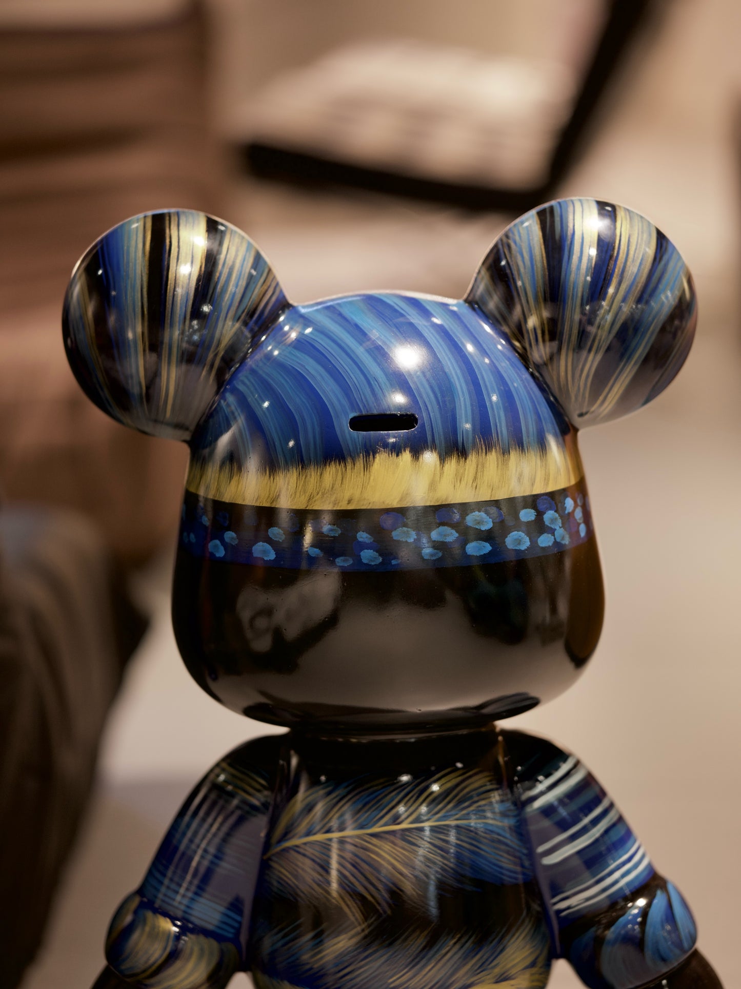 Bearbrick Blue Black