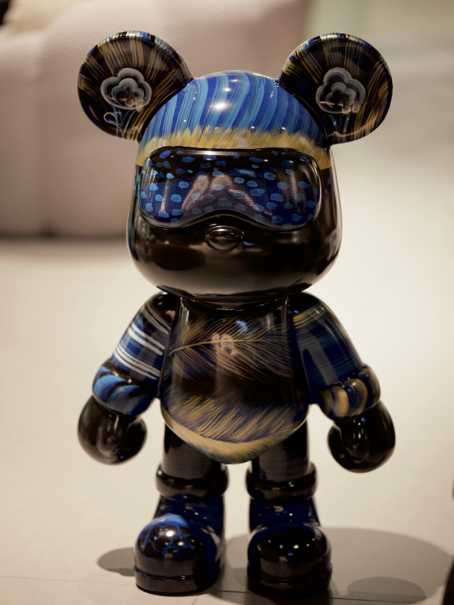 Bearbrick Blue Black