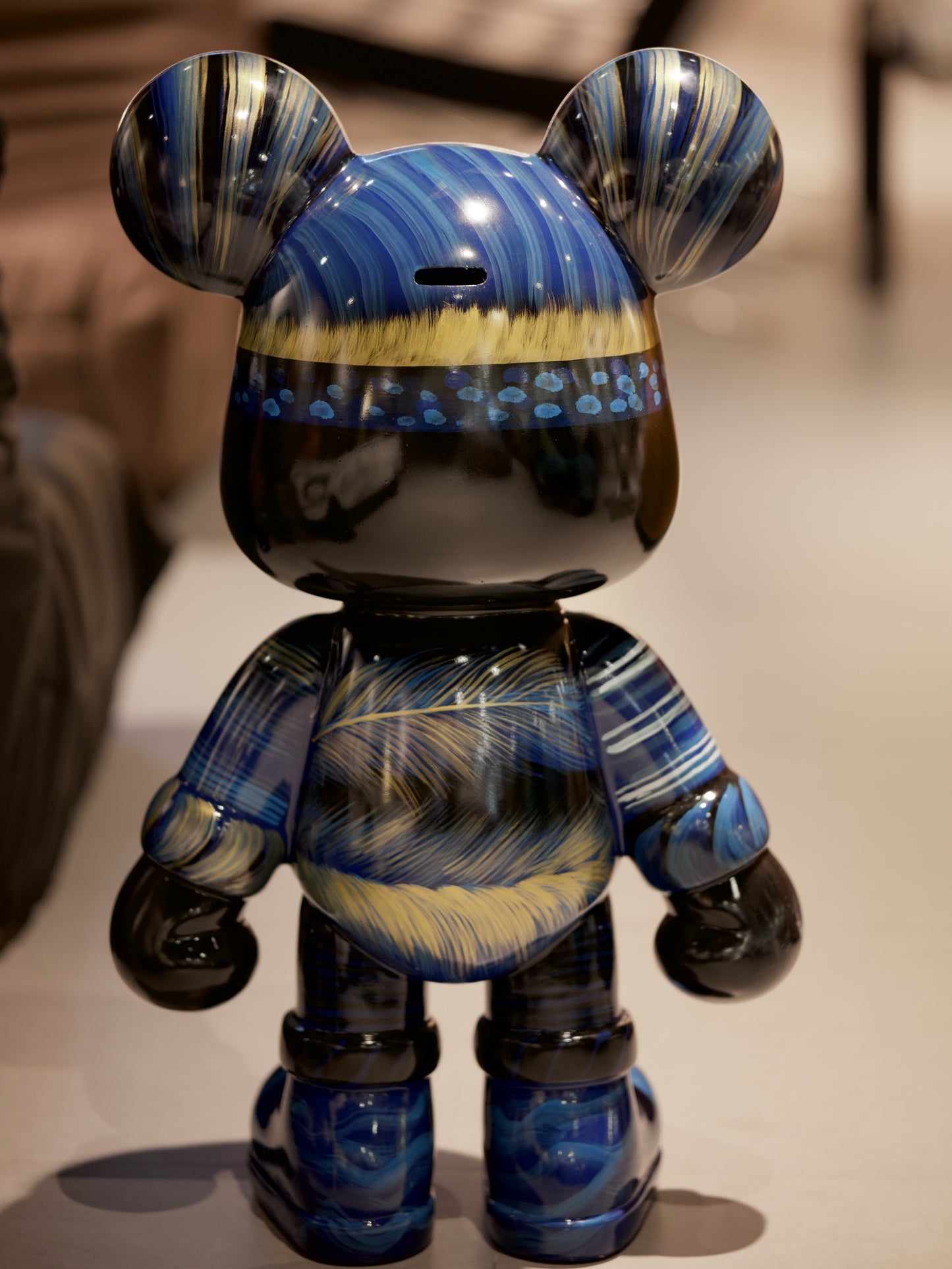 Bearbrick Blue Black