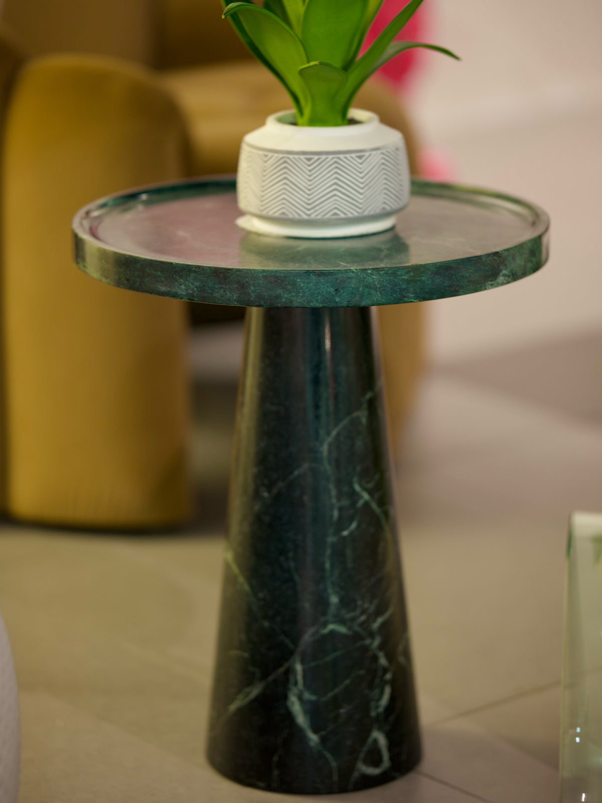 Obsidian side table