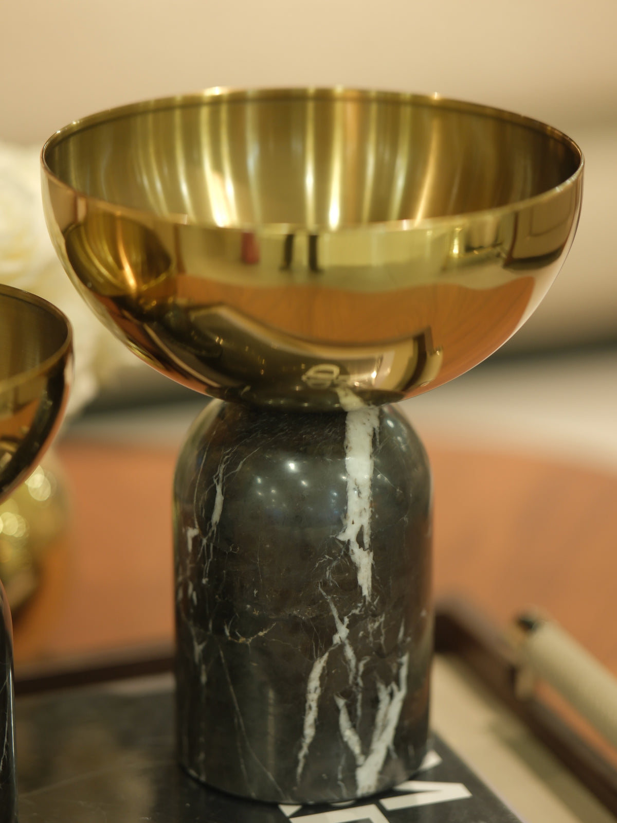 Nero Bowl Gold Large