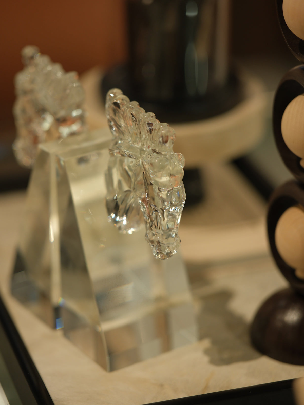 Chevalier Bookends Crystal
