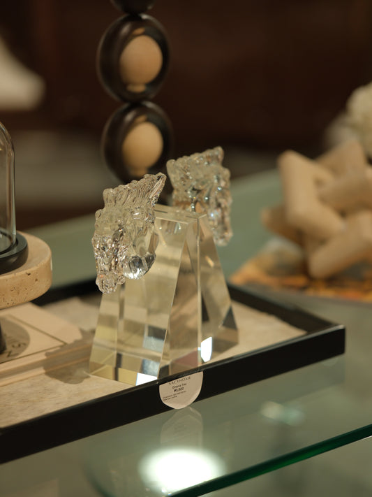 Chevalier Bookends Crystal