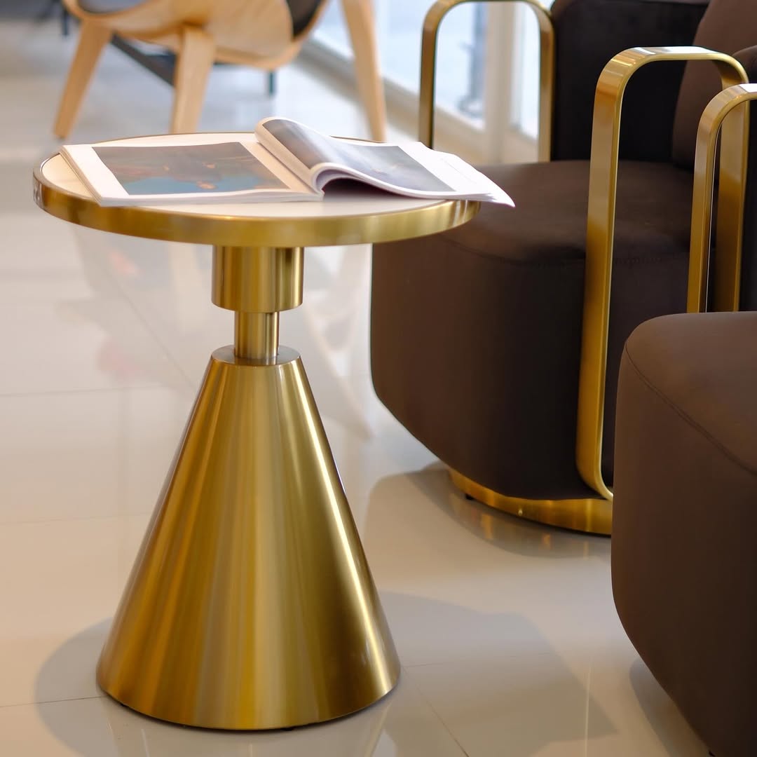 Gold Side Table