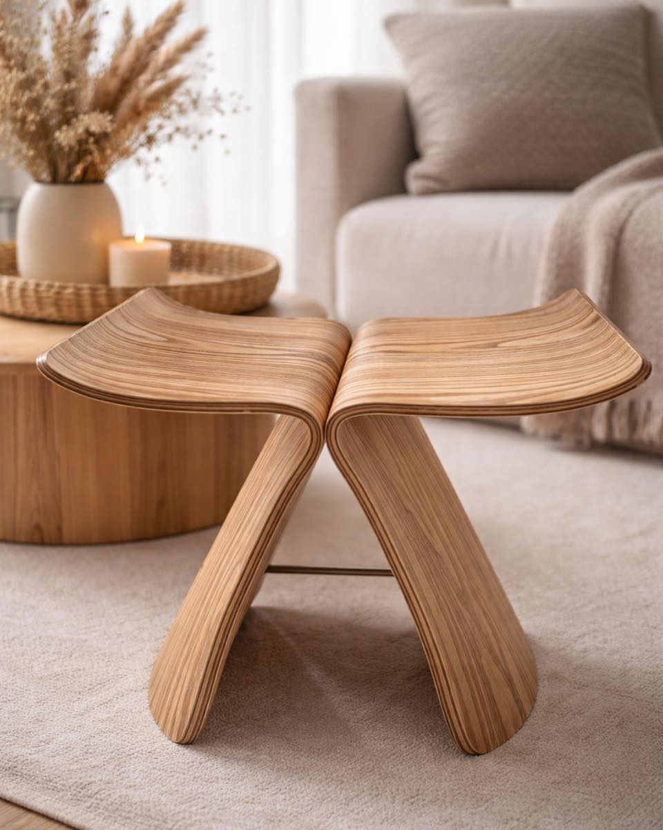 Whale Wood Side Table