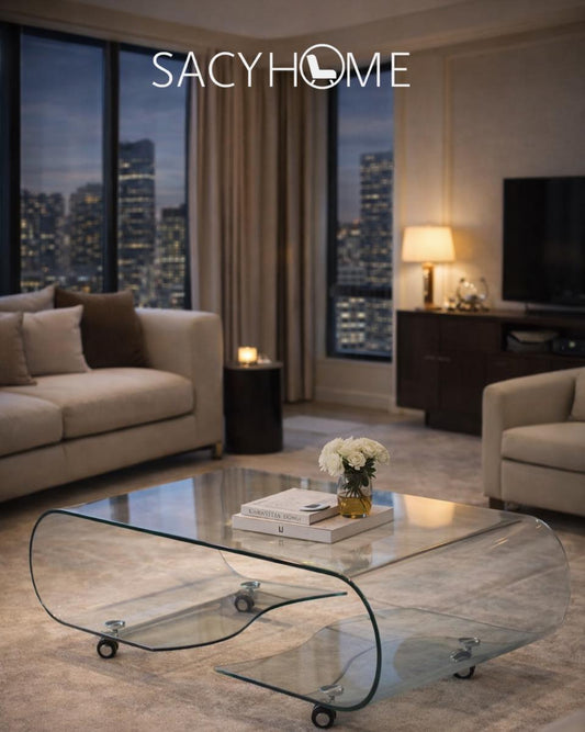 Mira glass center table