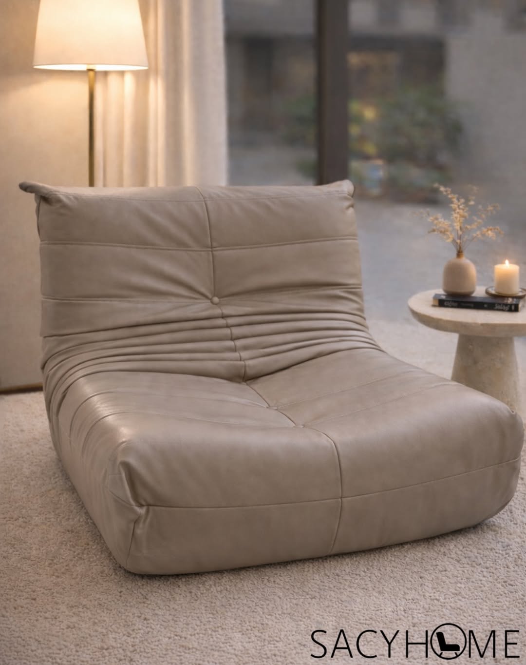 Caterpillar Leather Grey