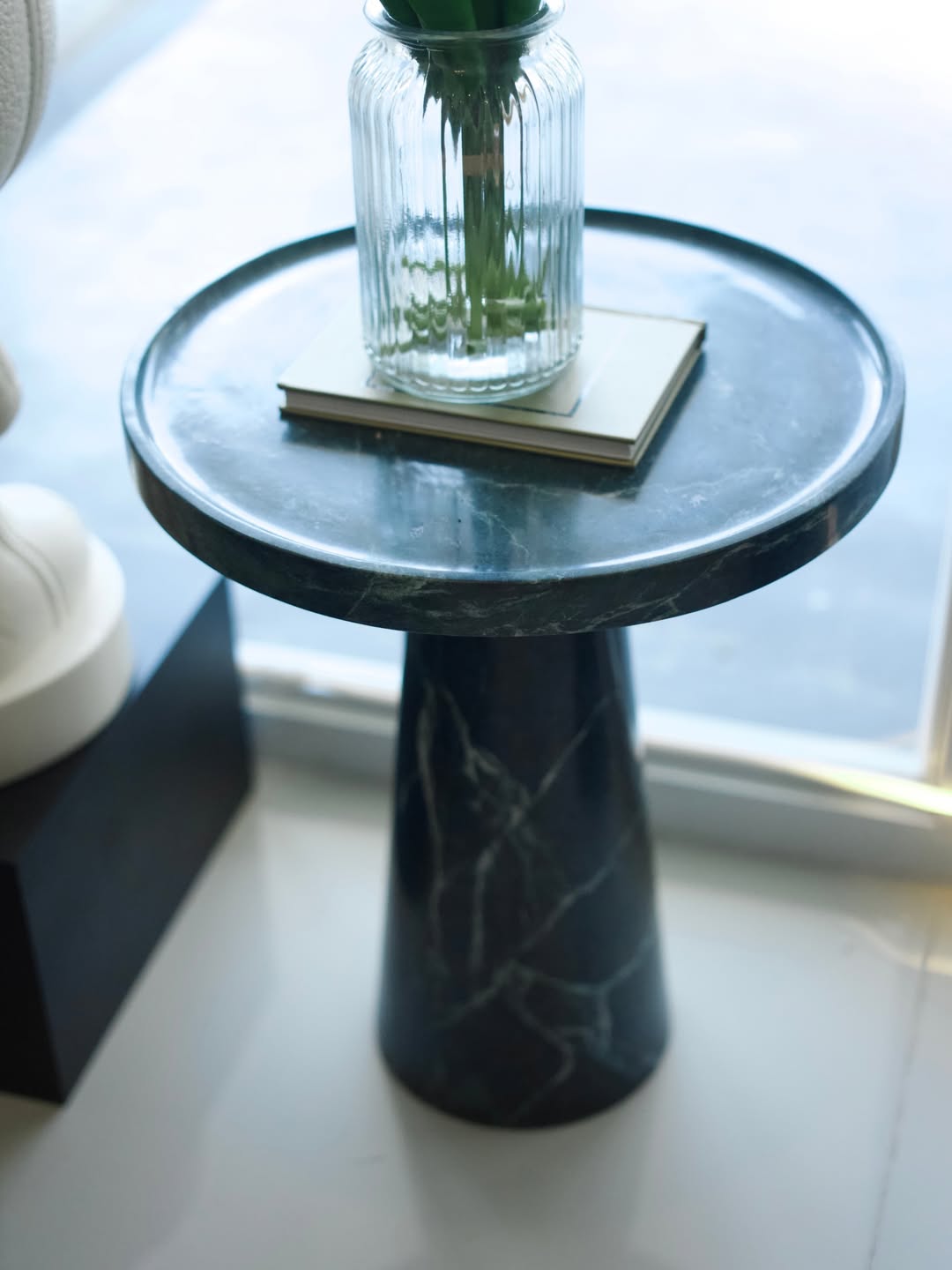 Obsidian side table