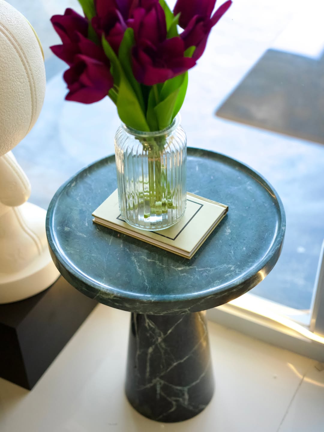 Obsidian side table