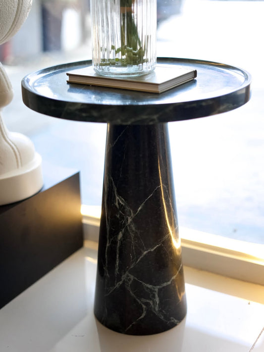 Obsidian side table